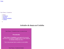 Tablet Screenshot of entrepuntasycastanuelas.com